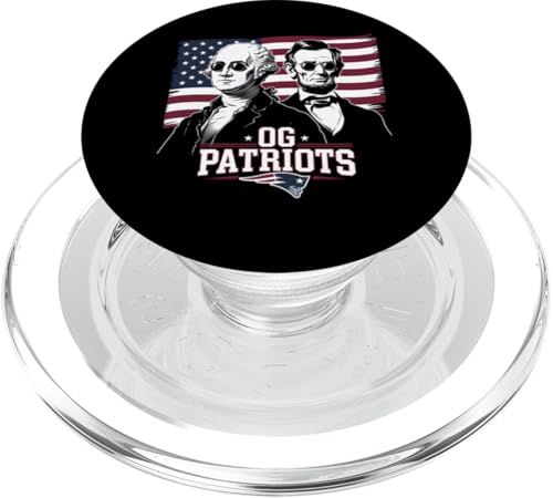 Präsidententag Washington Lincoln Vintage OG Patriots PopSockets PopGrip für MagSafe von President's Day Patriotic Founding Fathers Tees