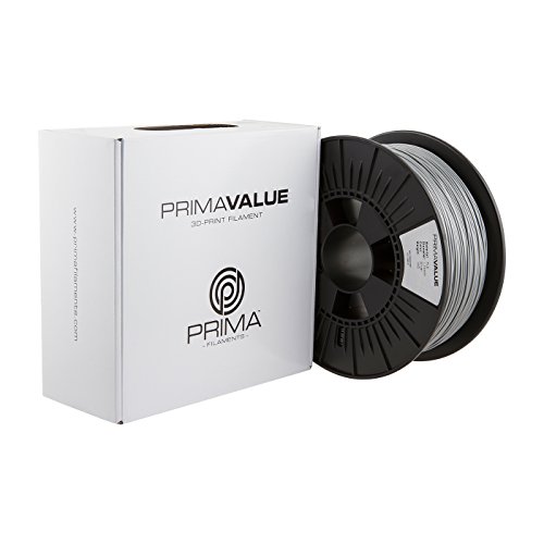 PrimaCreator PrimaValue 3D Drucker Filament - PLA - 1,75 mm - 1 kg - Silber von Prima Filaments