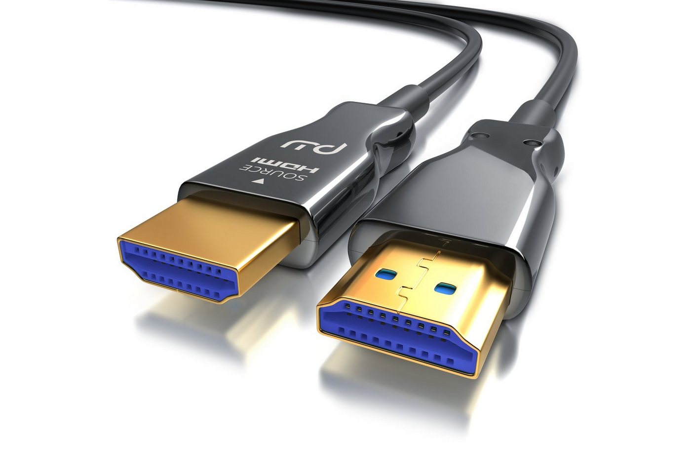 Primewire HDMI-Kabel, 2.0b, HDMI Typ A (1500 cm), Glasfaserkabel mit 4k 60Hz mit HDR, 3D, ARC, CEC, HDCP 2.2 - 15m von Primewire