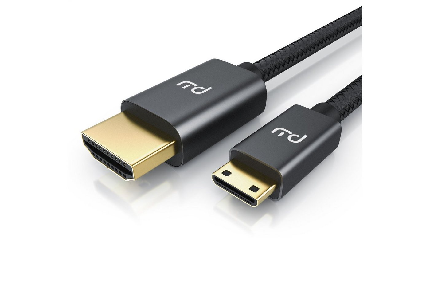 Primewire HDMI-Kabel, HDMI Typ C (Mini), HDMI Typ A (200 cm), 4K HDMI auf Mini HDMI Adapterkabel 3840 x 2160 @ 60 Hz - 2m von Primewire