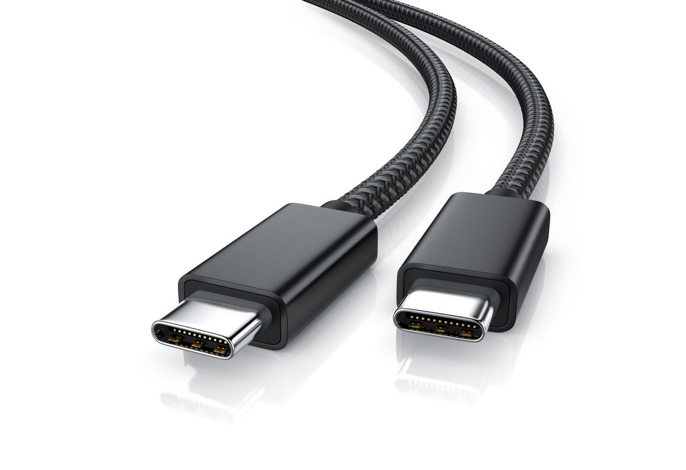 Primewire Thunderbolt 3 Kabel, USB 4 Typ C, USB-Kabel, USB-C, 4.0 (80 cm), Gen 3x2-100 Watt PowerDelivery Ladekabel / Datenkabel 40 Gbit/s, 0,8 m von Primewire