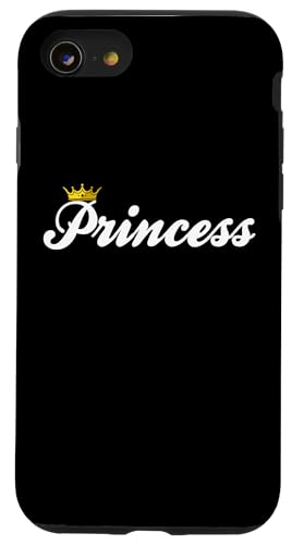 Hülle für iPhone SE (2020) / 7 / 8 Prinzessin mit Krone Lustige Prinzessin von Princess