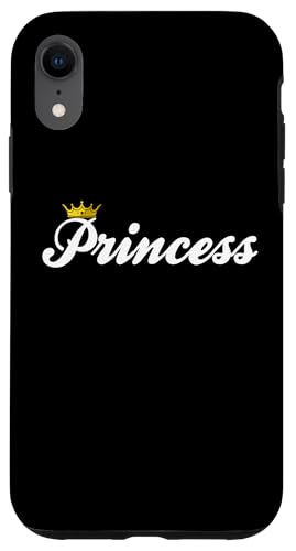 Hülle für iPhone XR Prinzessin mit Krone Lustige Prinzessin von Princess