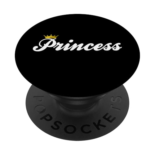 Prinzessin mit Krone Lustige Prinzessin PopSockets Klebender PopGrip von Princess