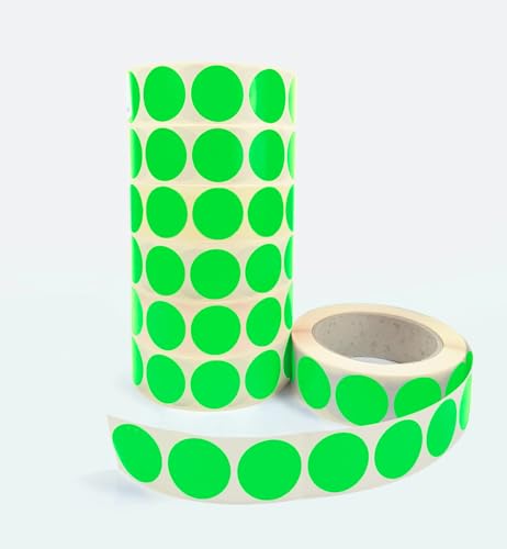 Print&Stick | Bunte Markierungsklebepunkte Ø 20 mm - 1000 Stück - Fluorgrün Print&Stick | Bunte Markierungsklebepunkte Ø 20 mm - 1000 Stück - Fluorgrün von Print&Stick