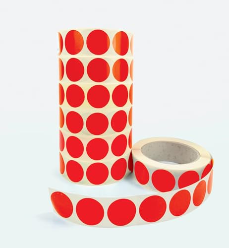 Print&Stick | Bunte Markierungsklebepunkte Ø20 mm - 1000 Stück - Flourrot Print&Stick | Bunte Markierungsklebepunkte Ø20 mm - 1000 Stück - Flourrot von Print&Stick