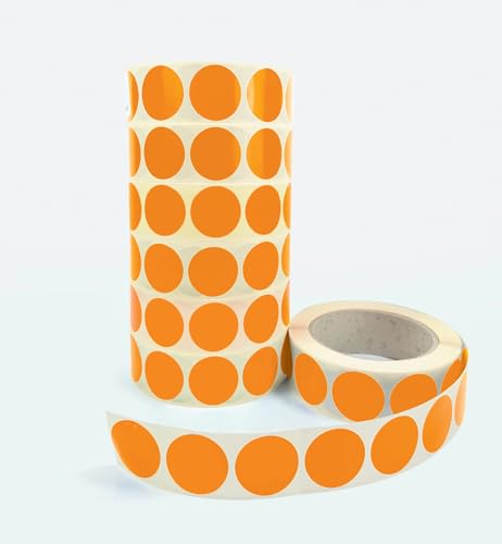 Print&Stick | Bunte Markierungspunkte Klebepunkte 40 mm - Fluororange - 1000 Etiketten Print&Stick | Bunte Markierungspunkte Klebepunkte 40 mm - Fluororange - 1000 Etiketten von Print&Stick