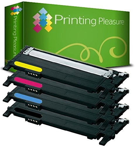 4 Toner kompatibel für Samsung CLP-320/320N/320W CLP-325/325N/325W CLX-3180/3180FN/3180FW CLX-3185/3185F/3185FN/3185FW/3185N/3185W | CLT-K4072S CLT-C4072S CLT-M4072S CLT-Y4072S von Printing Pleasure