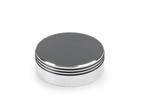 Pro-Ject Record Puck RS, Massives Plattengewicht aus Messing für High End Plattenspieler, 1030g (Chrome) von Pro-Ject Audio Systems