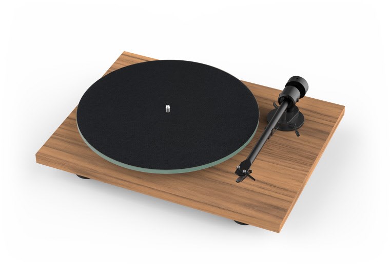 T1 BT OM 5e Plattenspieler mit Bluetooth walnuss von Pro-Ject