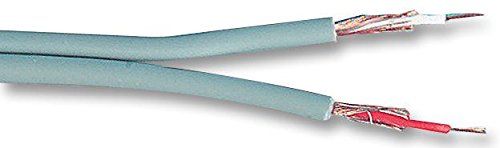 Pro Power CBBR63091 OFC-Kabel, doppelt einzeln geschirmt, 10 x 0,12 mm, Grau von Pro Power