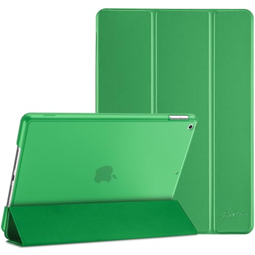 ProCase Hülle für iPad 9./8./7. Generation 10,2 Zoll 2021 2020 2019, Schutzhülle Smart Case Cover Kompatibel mit iPad 9/8/7 -Grün von ProCase