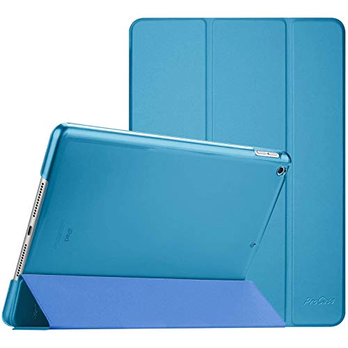 ProCase Hülle für iPad 9./8./7. Generation 10,2 Zoll 2021 2020 2019, Schutzhülle Smart Case Cover Kompatibel mit iPad 9/8/7 –Hellblau von ProCase