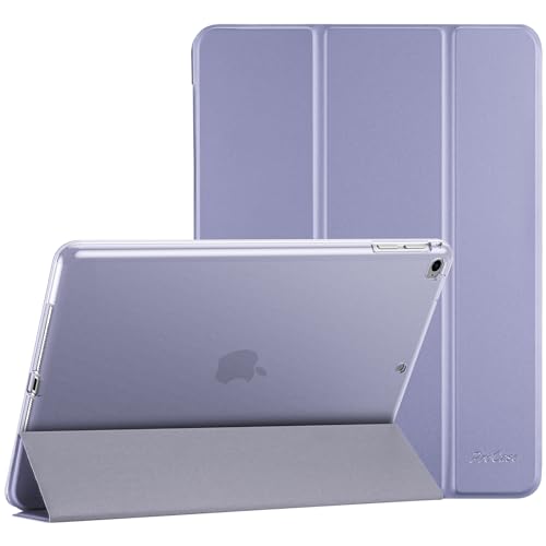 ProCase Soft Hülle für iPad 9.7 Zoll 6. Generation 2018/5. Generation 2017 /iPad Air 1/2 Modell A1822 A1823 A1893 A1474 A1475, Weich TPU Schutzhülle Case Cover für iPad 6 / iPad 5 -Helllila von ProCase