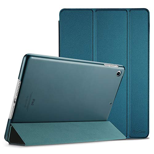 ProCase iPad Air Ultra Dünn Smart Hülle, Leichte Stand Schutzhülle Shell mit Translucent Frosted Rückhülle für Apple iPad Air (A1474 A1475 A1476) –Teal von ProCase