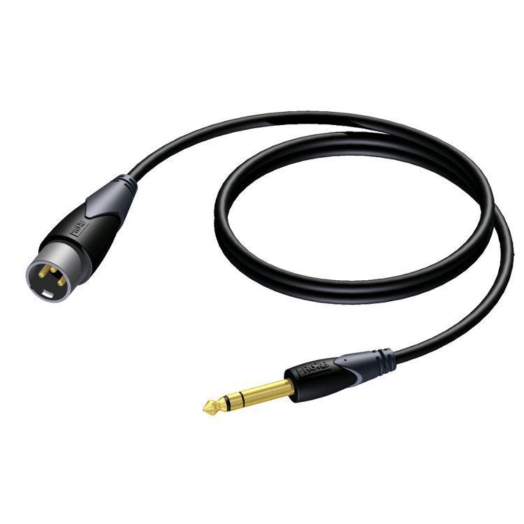 Procab CLA724 Classic 6,3mm Stereo-Klinke - XLR-Adapterkabel, 5m von Procab