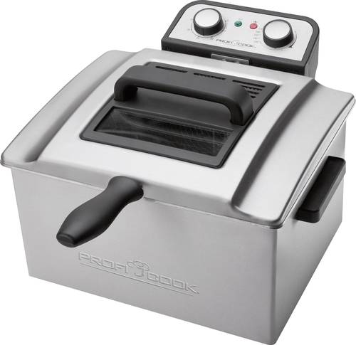 Profi Cook PC-FR1038 Doppel Kaltzonen Fritteuse 3000W Timerfunktion, mit manueller Temperatureinstel von Profi Cook