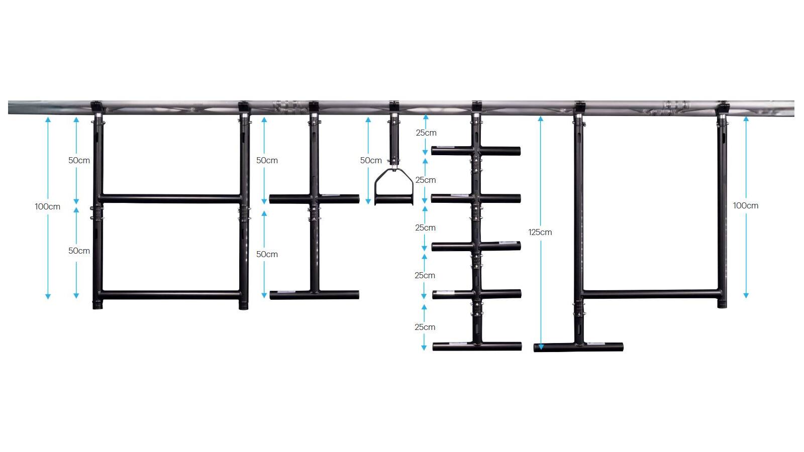 Prolyte TUBE 48X3, L=023,1 cm Geschlitzt 2X CCS von Prolyte