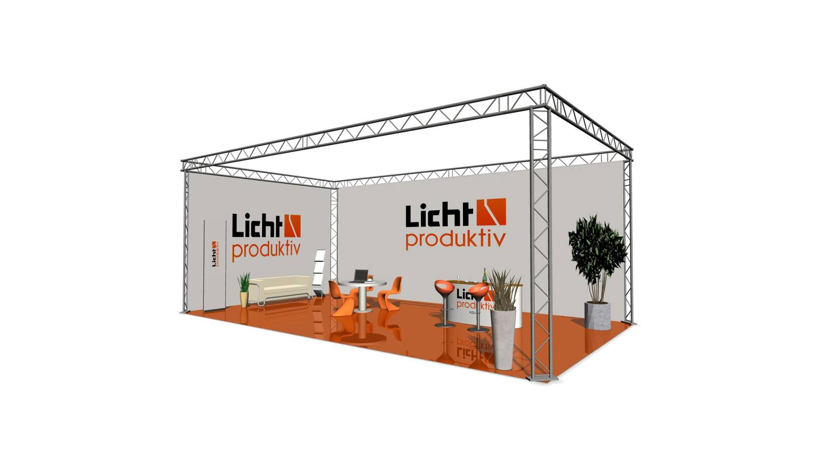 Prolyte X30L Messestand 10 x 5 x 3 m 2-Punkt von Prolyte