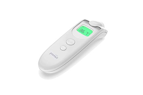 Promed Infrarot Thermometer, Berührungsloses Fieberthermometer Stirn für Babys und Erwachsene, Temperaturmessgerät IRT-100, Digitales Fieberthermometer Großes Display von Promed