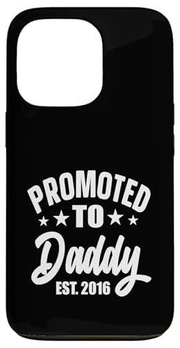 Zum Papa befördert Zum Papa befördert Vintage Dad 2016 Vater Hülle für iPhone 13 Pro von Promoted To Daddy