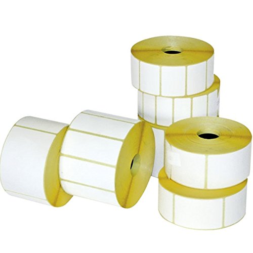 Propac z-et1010 Selbstklebende Papier für Wärmeübertragung, weiß, Durchmesser 40 mm, 100 x 100 mm von Propac