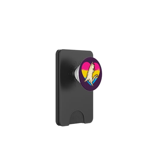 Pansexuelle Katze Pansexuelle Flagge Farben PopSockets PopWallet für MagSafe von Protect Trans Kids Apparel designs by ally Rn