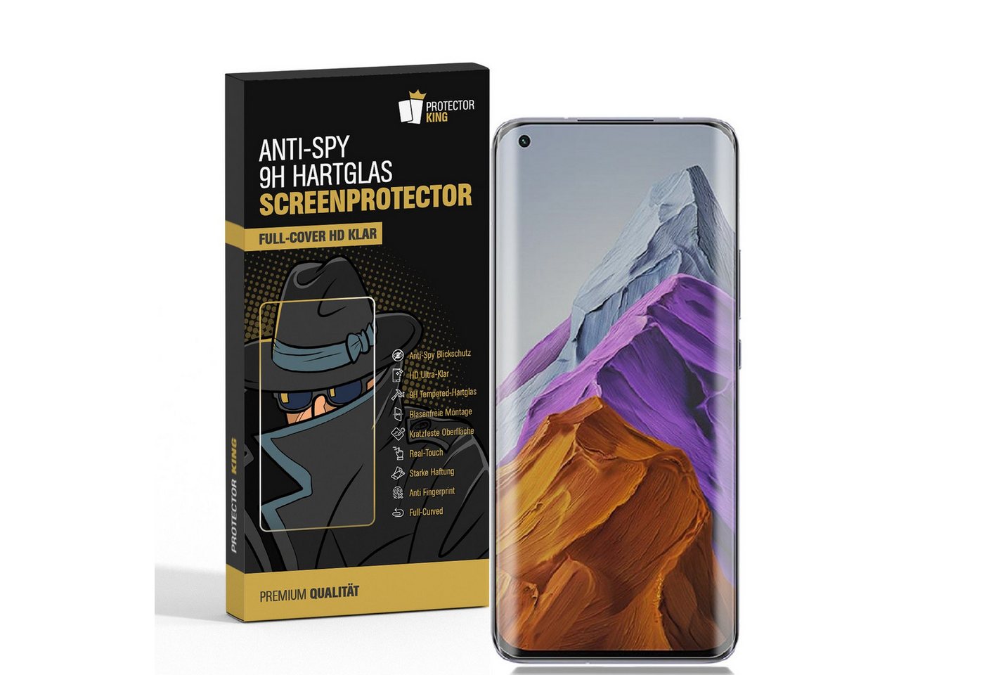 Protectorking Schutzfolie 3x Blickschutz 9H Panzerglas für Xiaomi Mi 11 Pro ANTI-SPY PRIVACY, (3-Stück), Displayschutz, Schutzglas ANTI-SPY PRIVACY BLICKSCHUTZ 9H Härte von Protectorking