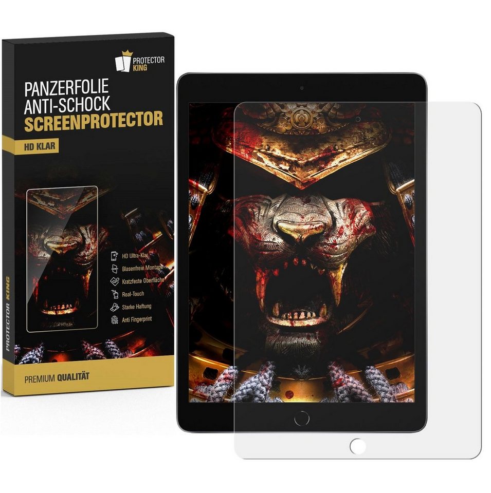 Protectorking Displayschutzfolie 4x 9H Panzernanoglas für iPad Mini 3 FULL COVER 3D KLAR Displayschutz, 4-Stück, ANTI-BRUCH-ANTI-STOß von Protectorking