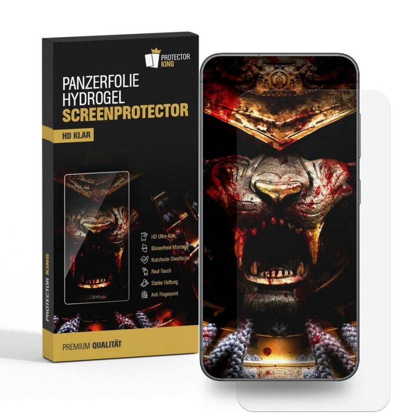 Protectorking Schutzfolie 6x Hydrogel-Glass für Samsung Galaxy S24 Selbstheilend für Micro Kratz, (6-Stück), Schutzfolie, Schutzglas Hydrogelglas, Panzerglas 3D-KLAR von Protectorking