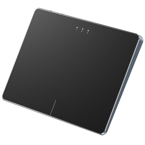 ProtoArc Kabellose Trackpad, T1 Plus Bluetooth Hochpräzises Touchpad mit Multi-Gesture Unterstützung für Windows 10/11 PC Laptop Notebook Desktop Computer von ProtoArc