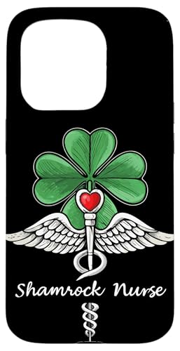 Hülle für iPhone 15 Pro Irish Nurse Gift - Lucky to Care St. Patrick's Day von Proud American Irish Nurse St. Paddy’s Day