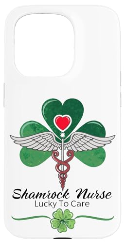 Hülle für iPhone 15 Pro Lucky Nurse Life - Kleeblatt-Pfleger von Proud American Irish Nurse St. Paddy’s Day