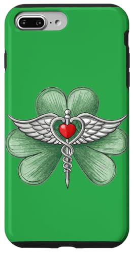 Hülle für iPhone 7 Plus/8 Plus Kleeblatt Krankenschwester - Feiern Sie den St. Paddy's Day mit Stil von Proud American Irish Nurse St. Paddy’s Day