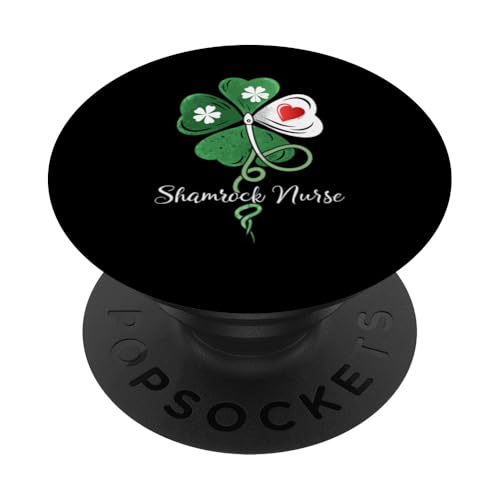 Irish American Nurse St. Patrick's Day - Irish Nurse PopSockets Klebender PopGrip von Proud American Irish Nurse St. Paddy’s Day