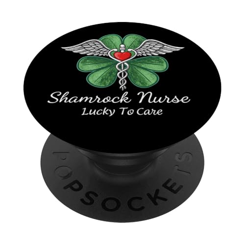 Irish Nurses - Irish St. Patrick's Day - Irish Nurse PopSockets Klebender PopGrip von Proud American Irish Nurse St. Paddy’s Day