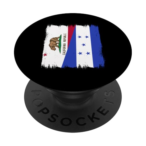 Flagge von Kalifornien, Honduras, Kleidung aus Kalifornien und Honduras PopSockets mit austauschbarem PopGrip von Proud Honduran Designs For Catracho And Catracha