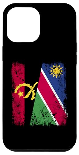 Angola Namibia Halbflagge angolanische namibische Flagge Hülle für iPhone 12 Pro Max von Proud Namibian Flag Design Kalahari Safari Namibia