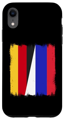 Hülle für iPhone XR Deutschland Republika Srpska Halbflagge Deutsche Srpska Serbisch von Proud Republika Srpska Flag Design