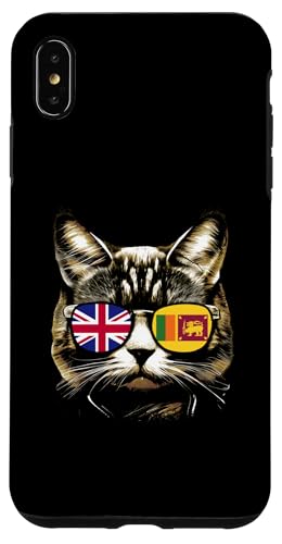 Hülle für iPhone XS Max Sri Lanka Flagge Katze Großbritannien Sri Lanka Roots Pride von Proud Sri Lanka Flag Design Love Ceylon