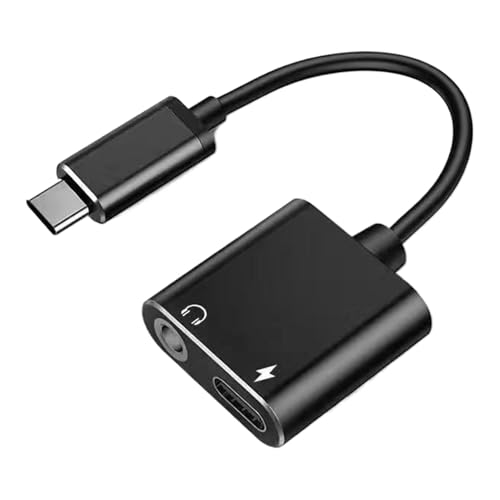 Proypiax USB C Kopfhörer Adapter Und Laden, USB Typ C Klinke Aux Adapter,Hi Adapter,Hi Res,Sicheres Schnellladen,Kompatibel -Kopfhörer-Adapter von Proypiax