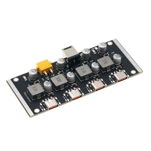 Psdndeww PD65W USB C Ladekonverter Board 4-Wege-Schnelllademodul Strommodul Ladekonverter Board Netzteil von Psdndeww