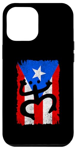 Hülle für iPhone 12 Pro Max Puerto Rico Coqui Taino Symbol Puerto Rican Flagge Frosch Retro von Puerto Rican Girl Puerto Rico Flag Designs Co.