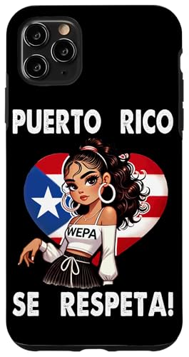 Hülle für iPhone 11 Pro Max Puerto Rico Se Respeta Wepa Herz Boricua Flagge von Puerto Rico Se Respeta Collection, More Here