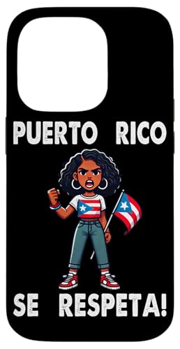 Hülle für iPhone 14 Pro Puerto Rico Se Respeta Afro Boricua Protest Faust PR-Flagge von Puerto Rico Se Respeta Collection, More Here