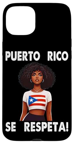 Hülle für iPhone 15 Plus Puerto Rico Se Respeta Afro Boricua Latina PR Flagge von Puerto Rico Se Respeta Collection, More Here