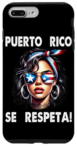 Hülle für iPhone 7 Plus/8 Plus Puerto Rico Se Respeta PR Flag Sonnenbrille Boricua Bandana von Puerto Rico Se Respeta Collection, More Here