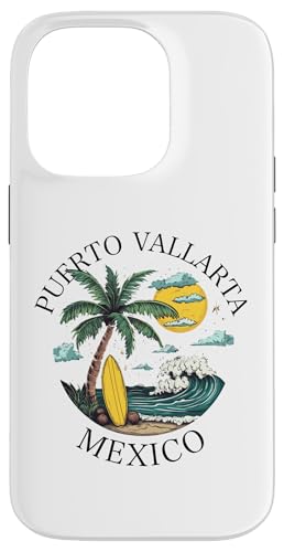 Hülle für iPhone 14 Pro Erinnerung an einen mexikanischen Urlaub in Puerto Vallarta für Herren und Damen von Puerto Vallarta Reminder Souvenir