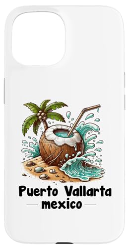 Hülle für iPhone 15 Erinnerung an einen mexikanischen Urlaub in Puerto Vallarta für Herren und Damen von Puerto Vallarta Reminder Souvenir