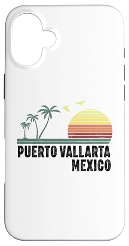 Hülle für iPhone 16 Plus Erinnerung an einen mexikanischen Urlaub in Puerto Vallarta für Herren und Damen von Puerto Vallarta Reminder Souvenir